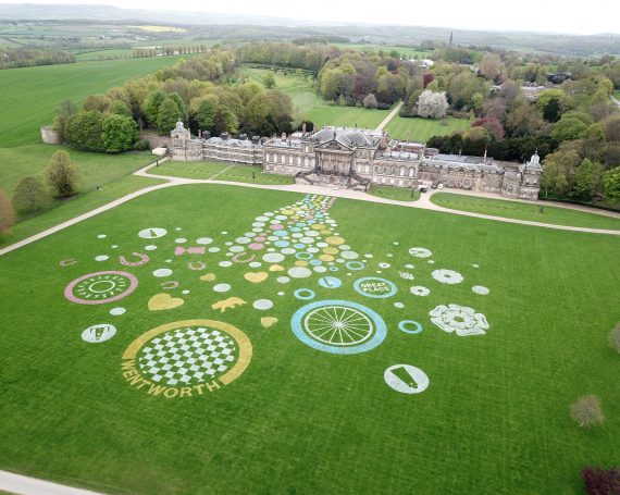Confetti – Wentworth Woodhouse – Rotherham – TDY 2018 – Land Art
